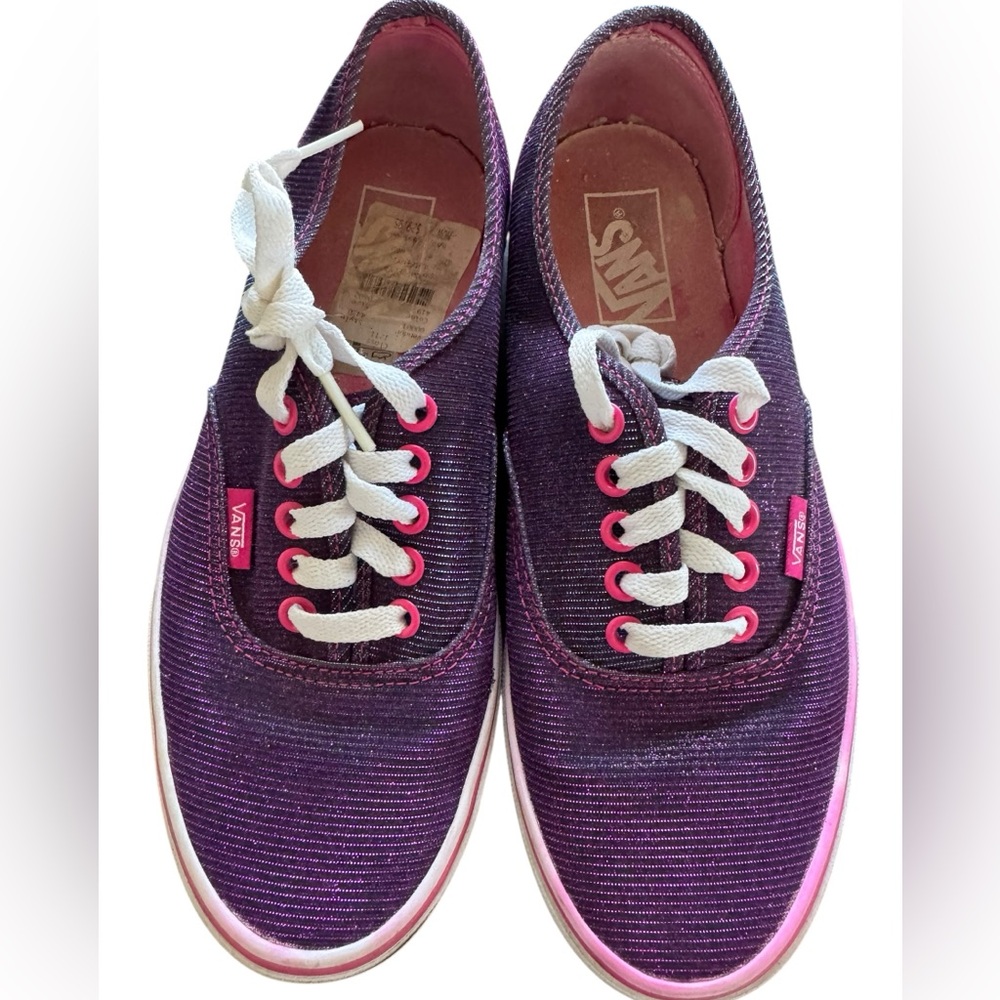 Vans MAGENTA SHIMMER womans size 8